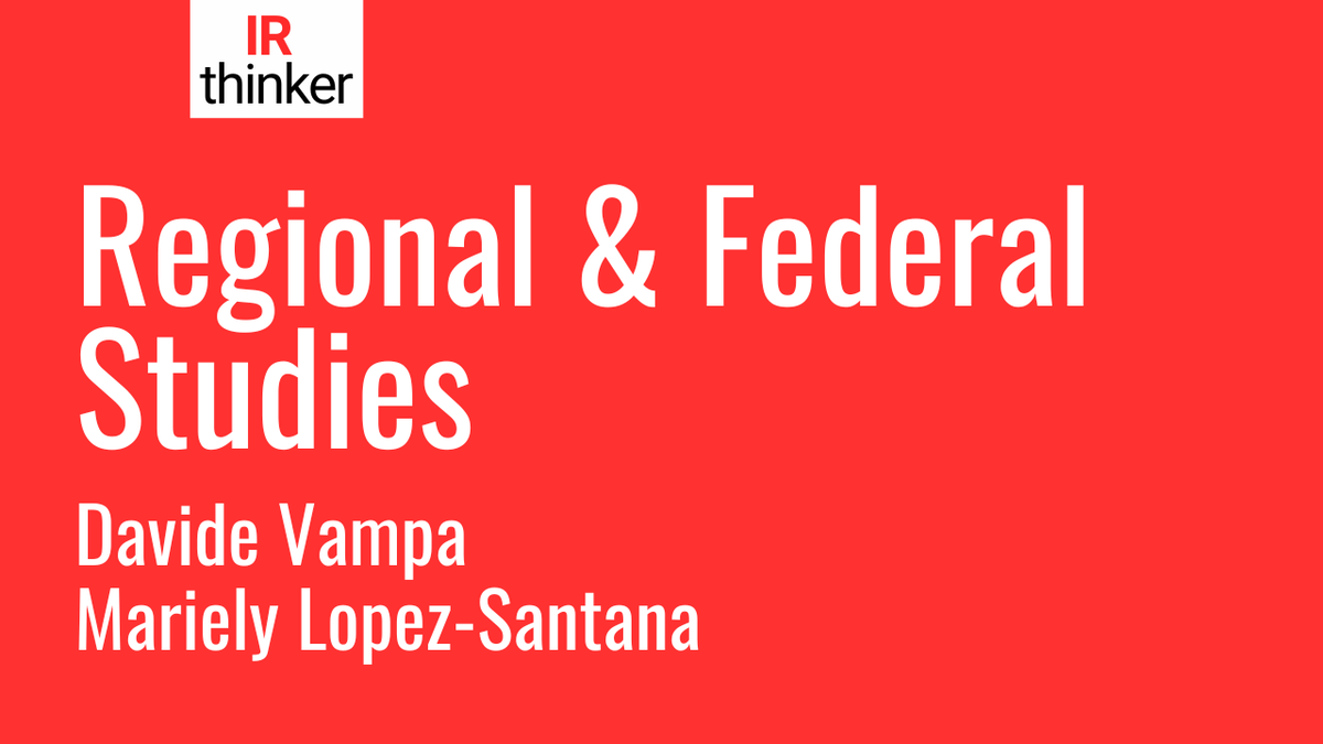 irthinker_'s tweet photo. A great conversation with the editorial team, Dr Vampa
@DavideVampa and Dr Lopez-Santana @marielylopezs, of Regional &amp; Federal Studies @RegFedSt on territorial politics, peer review, and the future of regionalism research.

LINK: https://t.co/pdzq5aMMOp https://t.co/Pl9a0AiDwH