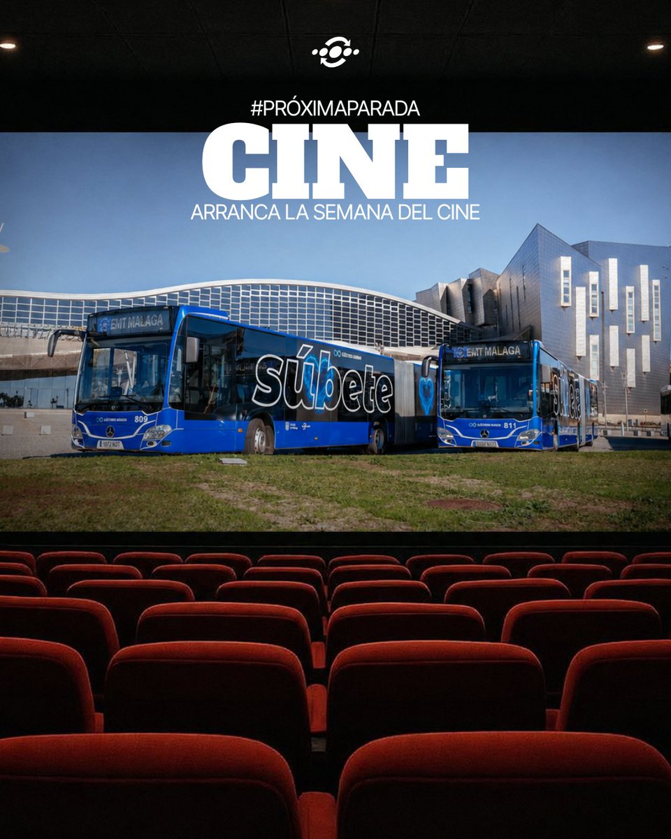 EMT_Malaga's tweet photo. Silencio en la sala... ¡que arranca la Fiesta del Cine!🤫🎬

Desde ayer lunes, la cartelera es la gran protagonista de la ciudad.
Te dejamos a un paso de las mejores pantallas de Málaga🚌🍿

Próxima parada: ¡Una sesión de cine inolvidable!🎟️✨

#EMTMálaga #Málaga https://t.co/u68ypggggo