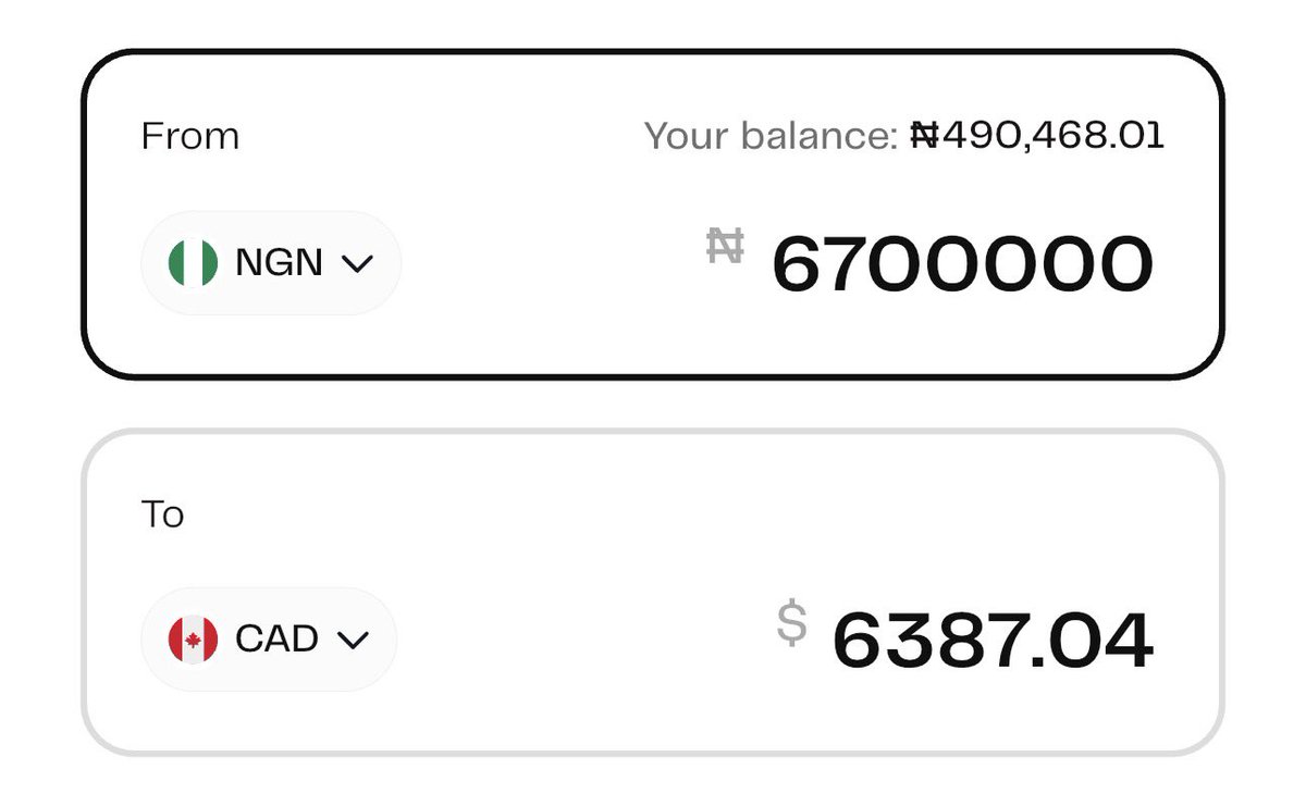 thekenndubisi's tweet photo. Comparing which apps have the best exchange rate when sending money from Nigeria to Canada. 

LemFi is the lowest, followed by Pesa, then Africhange and the highest is Yolat. https://t.co/8xm5i2LFg8