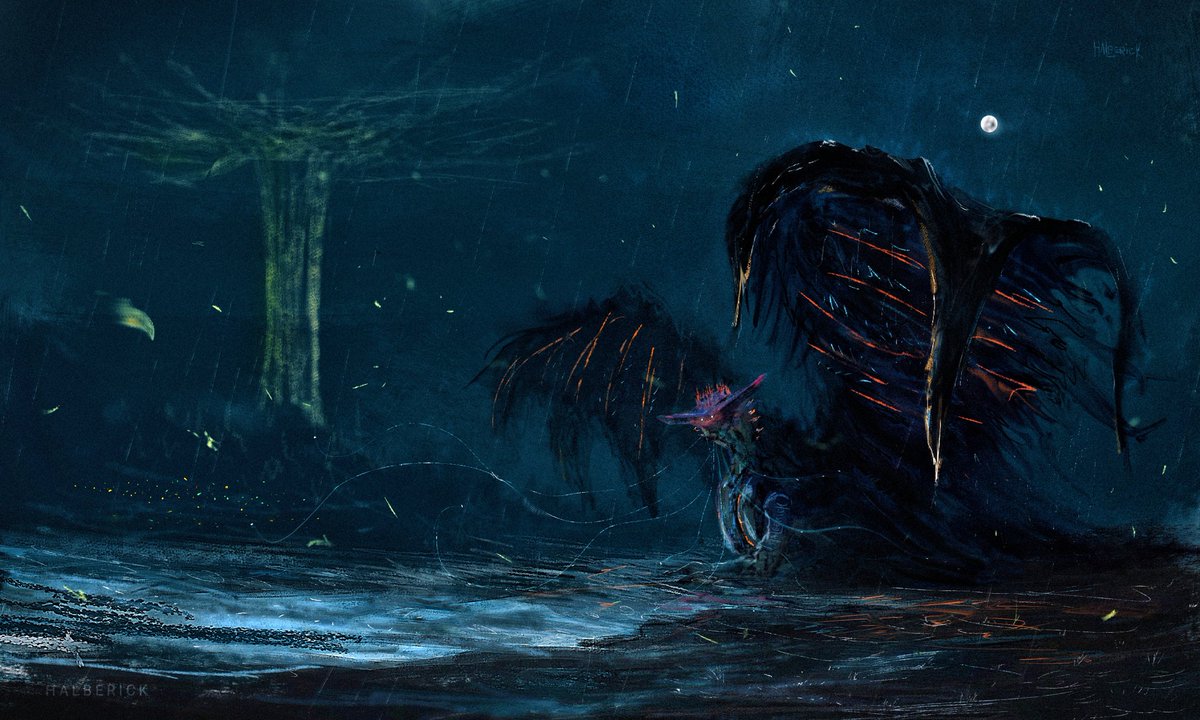 TheHalberick's tweet photo. I'm finally playing Monster Hunter Wilds, and I'm having a blast!!! you can expect more MH art soon! :D https://t.co/r4ZUvLfJfY