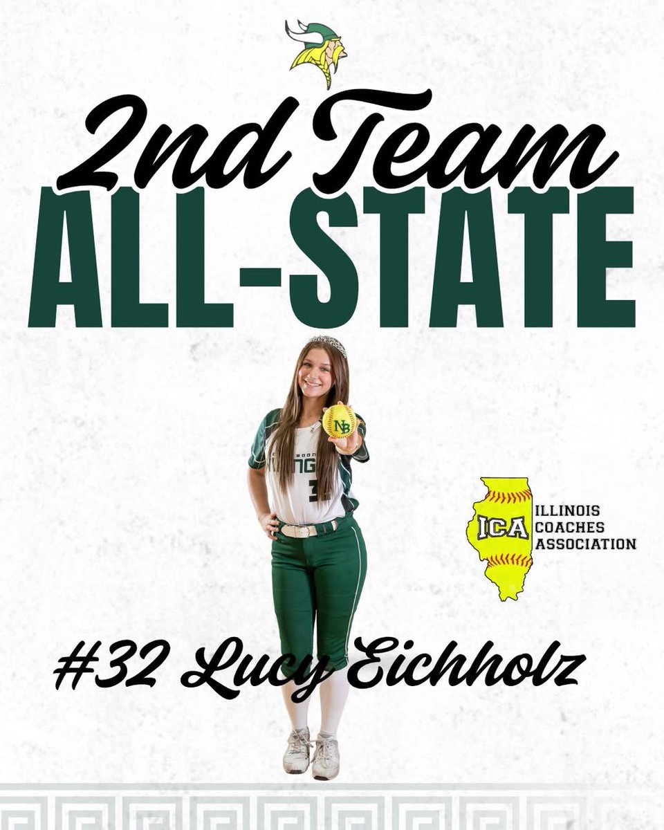 NBVikesSoftball's tweet photo. Congrats to @KhloeOsborne33 and @LEichholz78383 on being named to 2nd Team All-State!! This is Osborne’s 2nd year in a row being named to 2nd Team! Going to be a great 2 more years!
Lucy being named as a freshman is a great honor and her best is yet to come!
#LeanIn🦬 https://t.co/VzXcTV1n4L