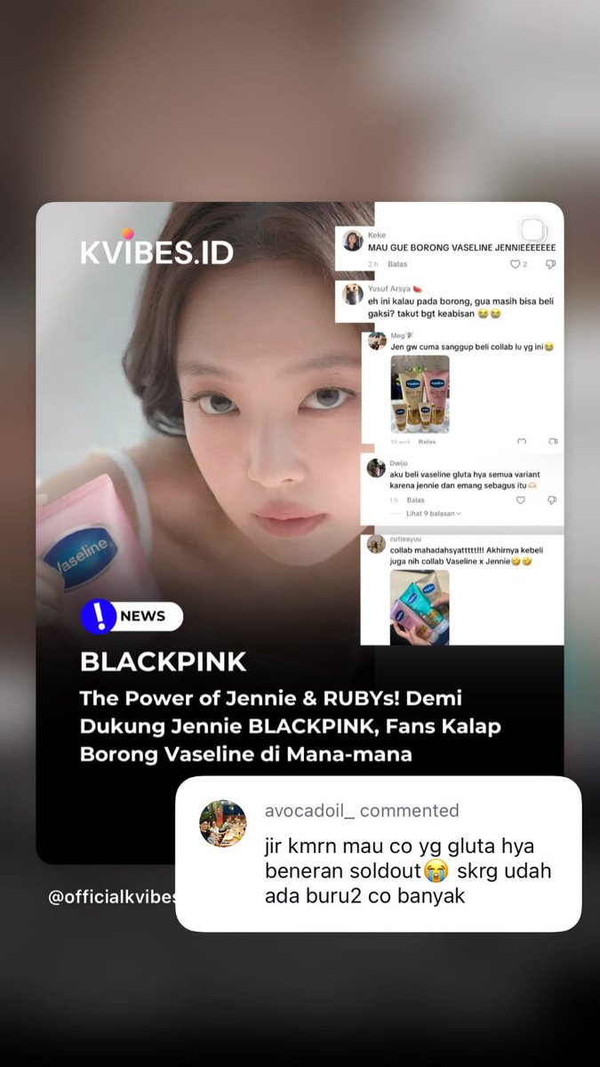 xxpuffypuffy's tweet photo. Gue nunggu stock baru Vaseline, JENNIE edition tapi selalu soldout, hiks 😭 #VaselinexJENNIE #JENNIEVaselineIDcek buruan: https://t.co/vIAEh1ZLyR https://t.co/xPc36XKTY7