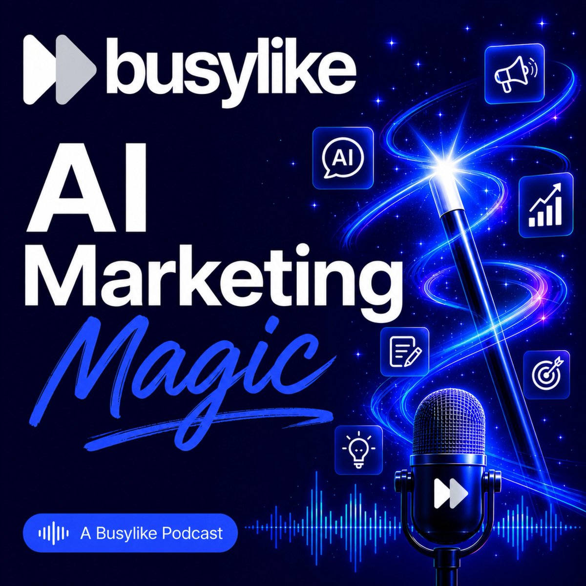 busylikeNYC's tweet photo. AI Marketing Magic is Busylike's audio briefing covering the latest developments in AI, marketing, advertising, and digital media. Each episode delivers curated insights, breaking industry news, practical tips, growth strategies, and emerging trends that marketers need to know.

Whether you're a founder, marketer, agency leader, or business owner, you'll get actionable ideas and real-world examples about AI-powered search, advertising, content creation, automation, social media, and marketing technology.

https://t.co/1HzMmKkhYR