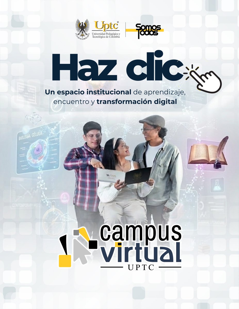 UPTCoficial's tweet photo. 🎯 #NoticiasUPTC | #CampusVirtual, nuevo micrositio en la web de la #UPTC, para consultas de la comunidad universitaria 💻💪
Ingrese al Campus Virtual 🔽👍
https://t.co/HU9R6FzGHn
Conoce más🖱️👇
https://t.co/yo2aERiaxM https://t.co/1kRHNYfNWt
