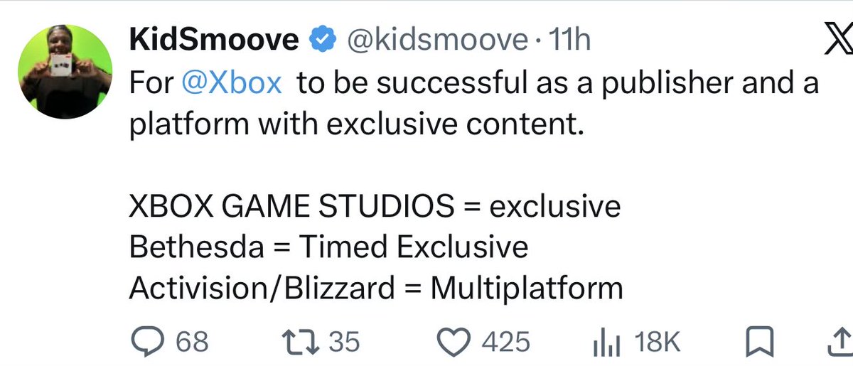 TweetYou82's tweet photo. @kidsmoove The point of exclusives is to sale consoles selling consoles at a rate that’s competitive with PlayStation and Nintendo is the only way they can have exclusives without fear of going 3rd party. And with Helix being a high premium device I don’t see it https://t.co/Rg9AApxn2z