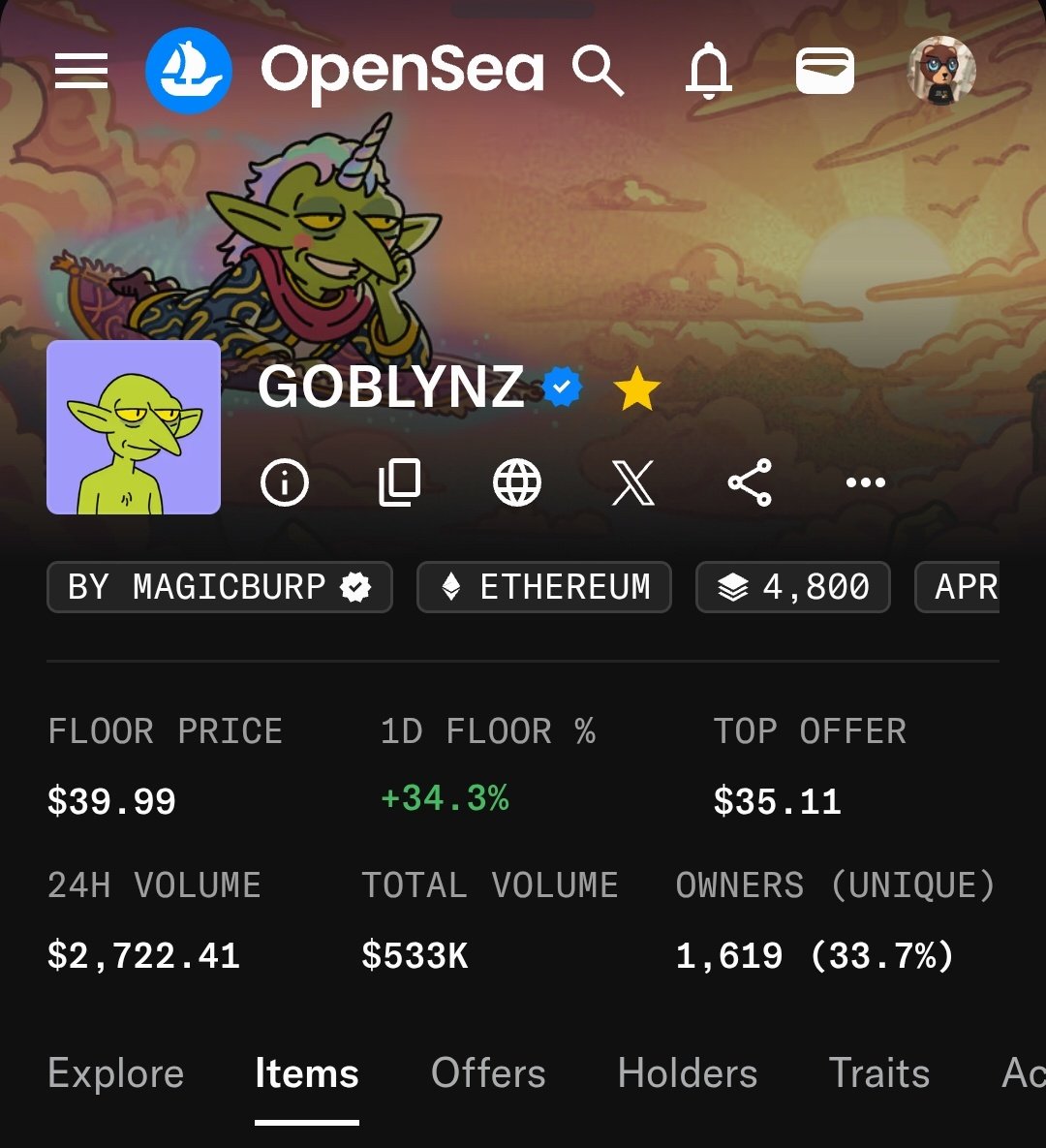 ShoshiEth's tweet photo. It's time for @GoblynzNFT https://t.co/AqAePVgt3d