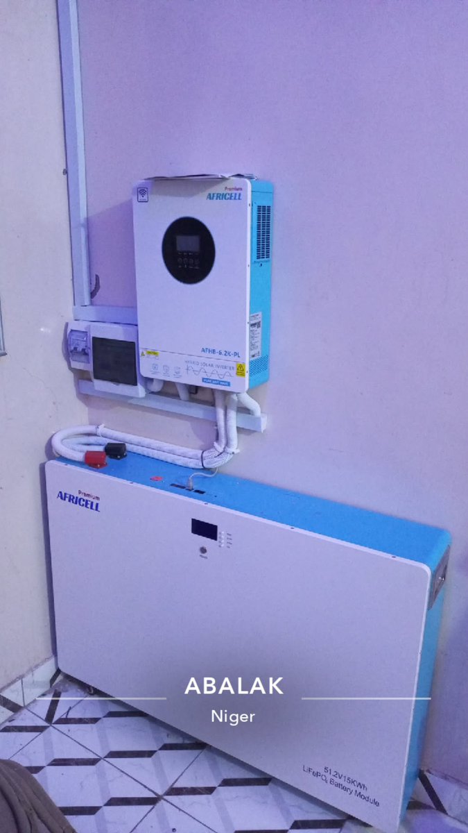 NajAlpharouque's tweet photo. Neat installation of 11kva with 25kwh lithium battery by T-LAB GLOBAL TECHNOLOGIES LIMITED.

9m 

Call 07013878370.

Please help RT. Thank you. https://t.co/eGPDywk2wm