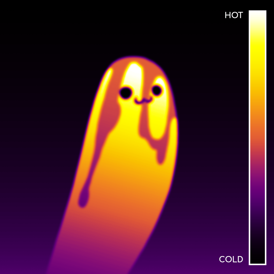ManyakisArt's tweet photo. I just discovered that behind a thermal imaging camera, the "liquid" is colder than the "rod". (I always thought the "liquid" is hotter)
Don't ask me how I know this. https://t.co/WYLZ906418