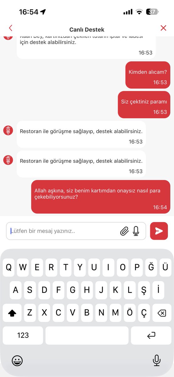 skaanh's tweet photo. @BurgerKingTR Sipariş verdim, kartımdan 2 kere para çektiniz ve iade yapmıyorsunuz https://t.co/mURyPYH6sy