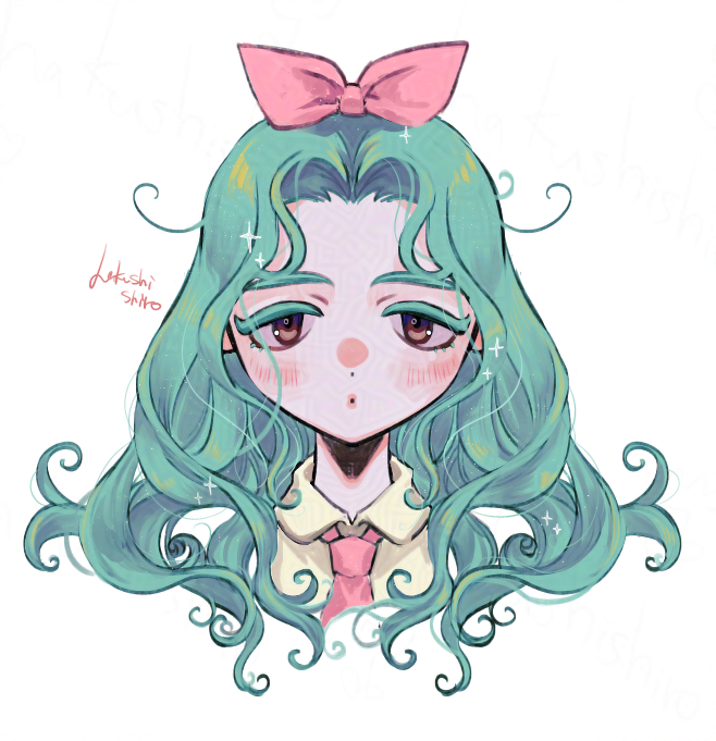 hakushi_hai's tweet photo. きらきら🎀✨

#illustration　
#oc https://t.co/CZcODzNB9g