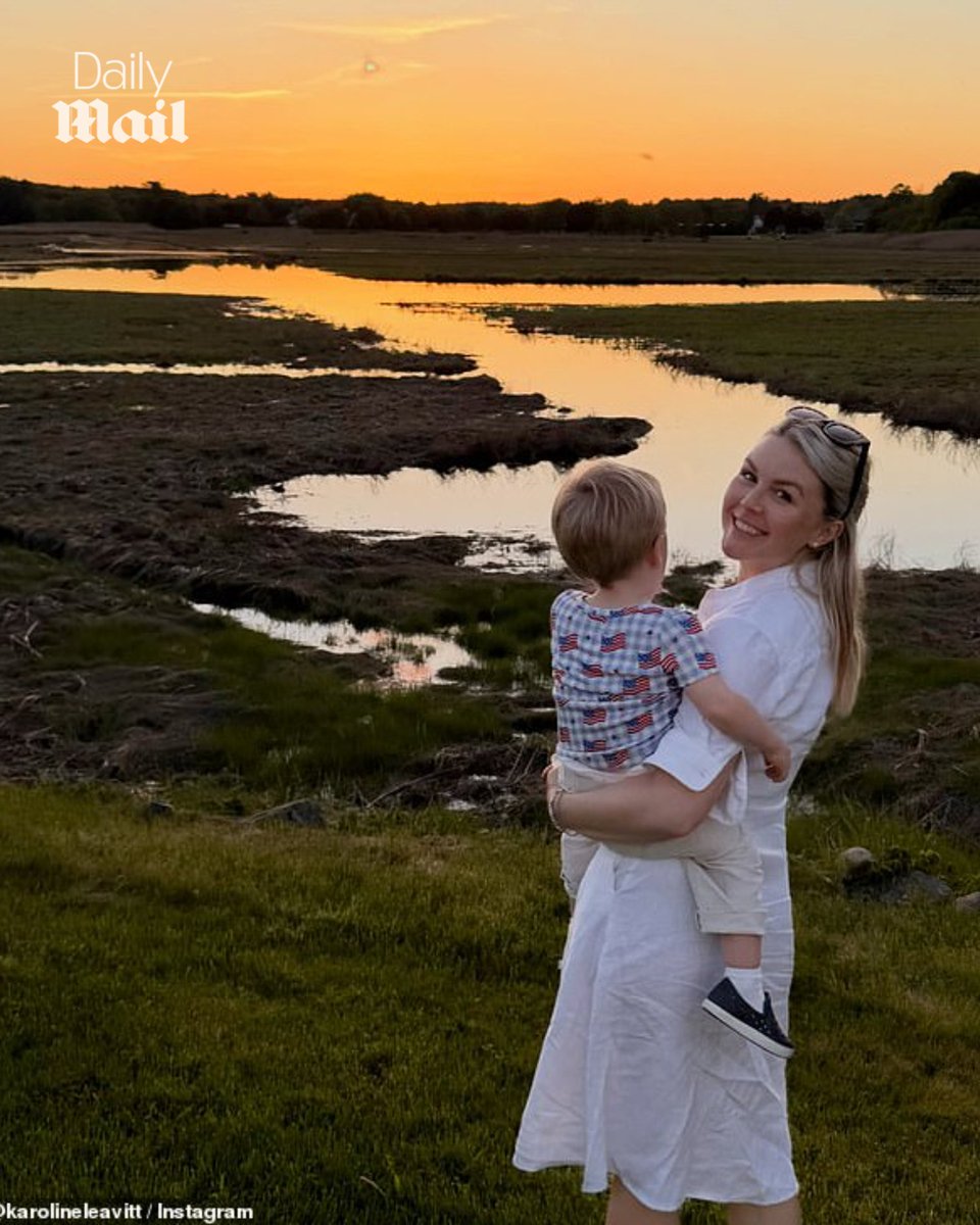 Daily_MailUS's tweet photo. White House Press Secretary Karoline Leavitt gave followers a glimpse into her new life as a mom of two as she shared a series of adorable photos from her maternity leave https://t.co/8ZNflbcfk9 🔗 https://t.co/9bKqN3KSo3