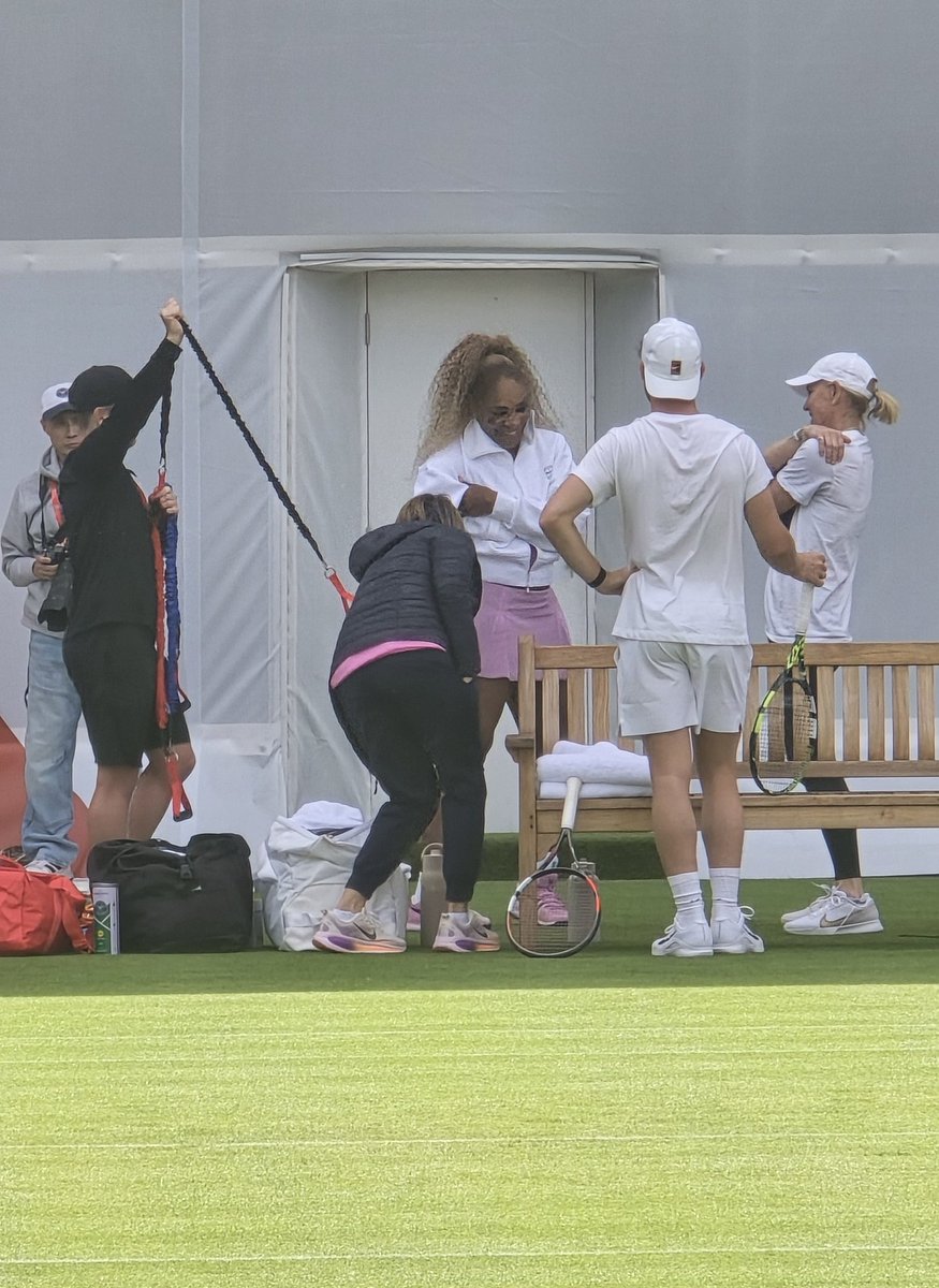 shanicebajin's tweet photo. Serena is here!! And so is Olympia 🥰 https://t.co/ThfnfbY9Bf