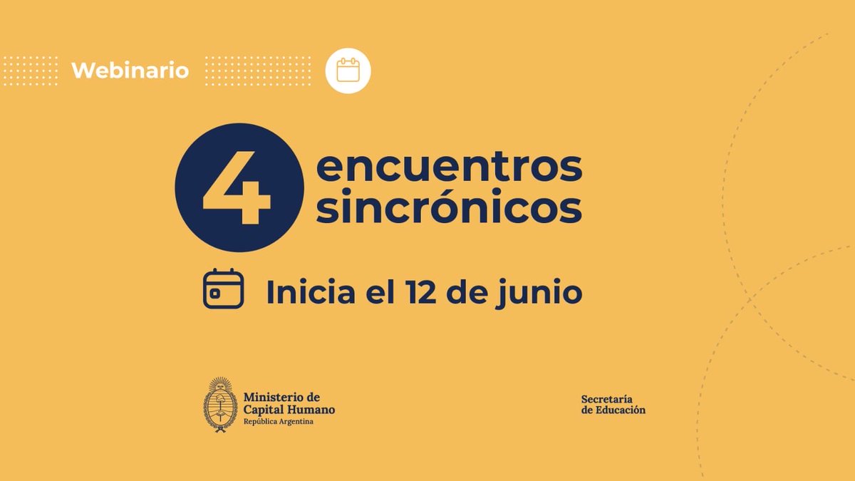 SPettovelloOK's tweet photo. Una propuesta destinada a docentes, equipos directivos y jurisdiccionales de nivel primario y secundario para reflexionar sobre los desafíos que plantean las tecnologías digitales en el ámbito educativo.

Durante cuatro encuentros sincrónicos se abordarán temas vinculados con el impacto de los consumos digitales en el aprendizaje, los vínculos y el desarrollo, el uso de la inteligencia artificial y el rol de la escuela y las familias en el acompañamiento de niños y adolescentes.

🗓️ Inicia el 12 de junio.
@JMilei