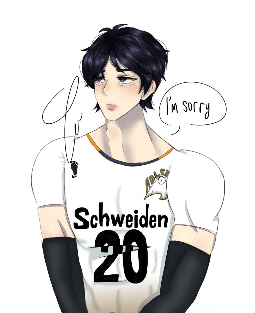 lynqxko's tweet photo. guess who hes apologising to #kageyama #haikyuu https://t.co/dkVZQYusIG