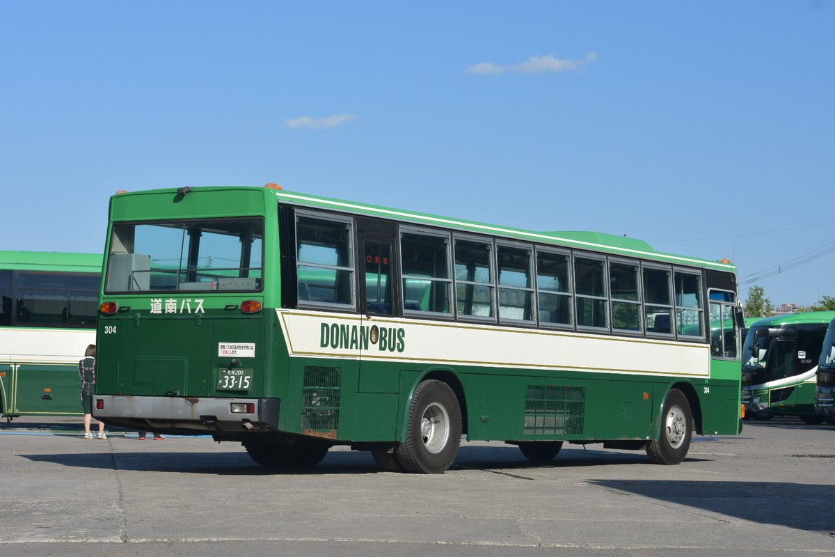 west10527's tweet photo. こちらは前々から撮影したかった車両、道南バスのエアロスターMです。前回は撮影できずでしたが、今回は綺麗に撮影でき、大変満足です。 https://t.co/ogo4NLJWZj
