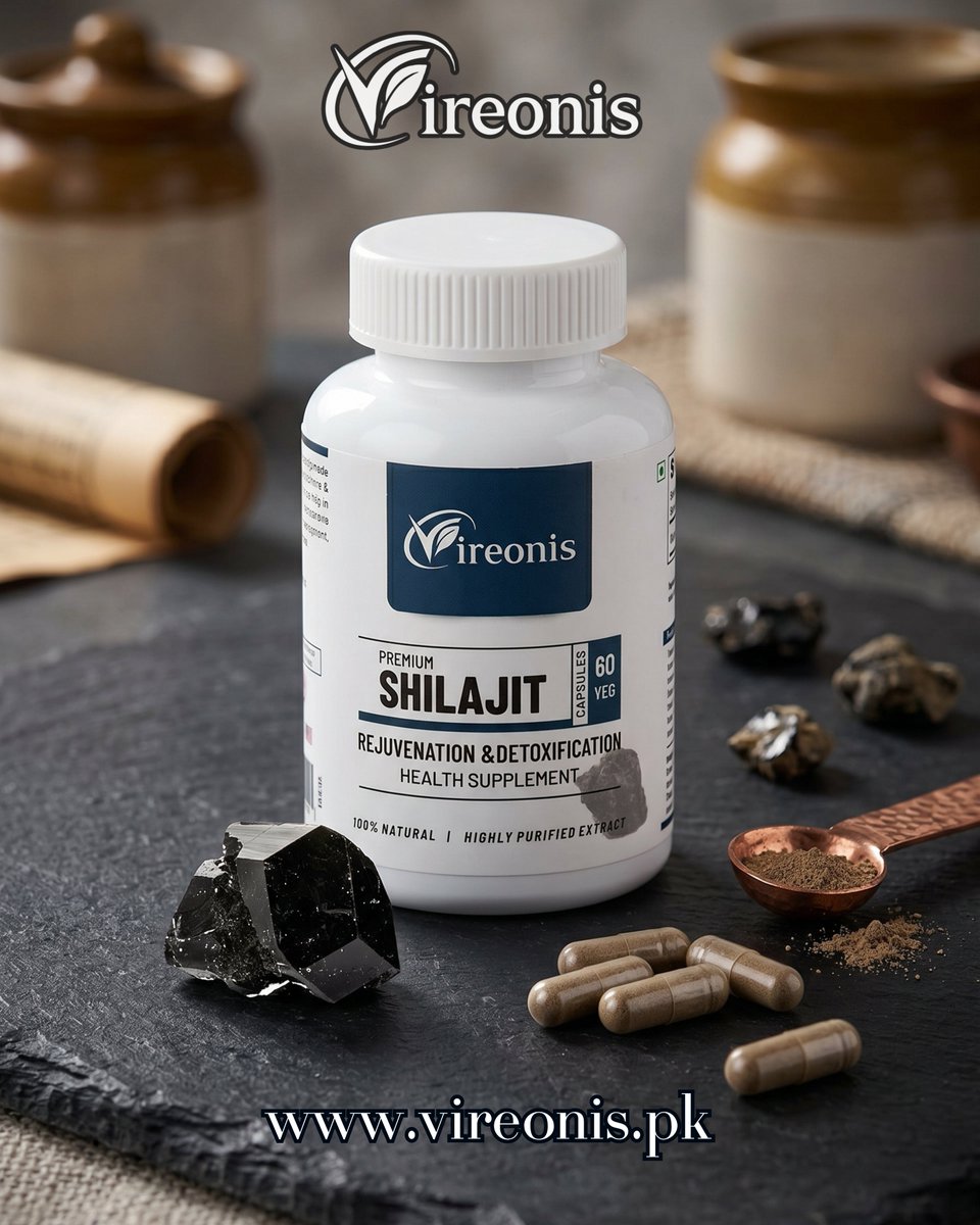 vireonispk's tweet photo. ⚡Stay active, focused and energized with Natural Shilajit Capsules by Vireonis Pakistan. A simple daily addition for those who want natural wellness support and consistent performance. 🌿💪
#VireonisPakistan #ShilajitPakistan #NaturalWellness #DailyEnergy #HealthyLifestyle https://t.co/YWKRxQAtOF