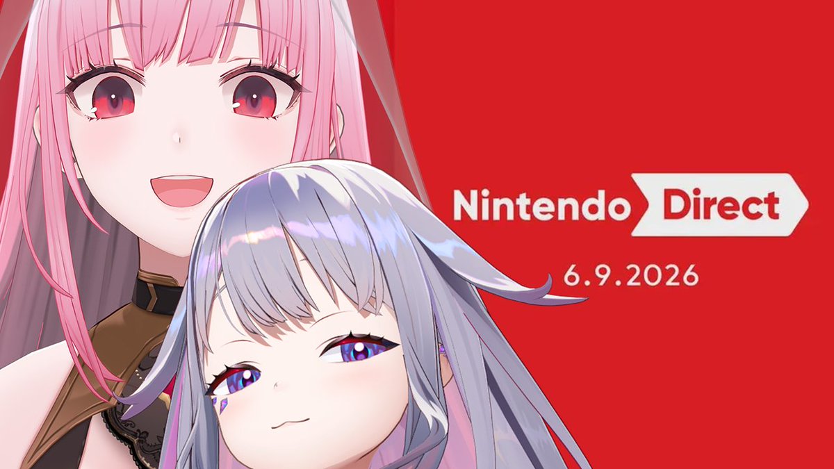 moricalliope's tweet photo. one last ride into gaming valhalla
starting now!! biboo channel. @kosekibijou 

【NINTENDO DIRECT WATCHALONG 6.9】
https://t.co/6JySCSFqZq https://t.co/YIMRgQ2iSP