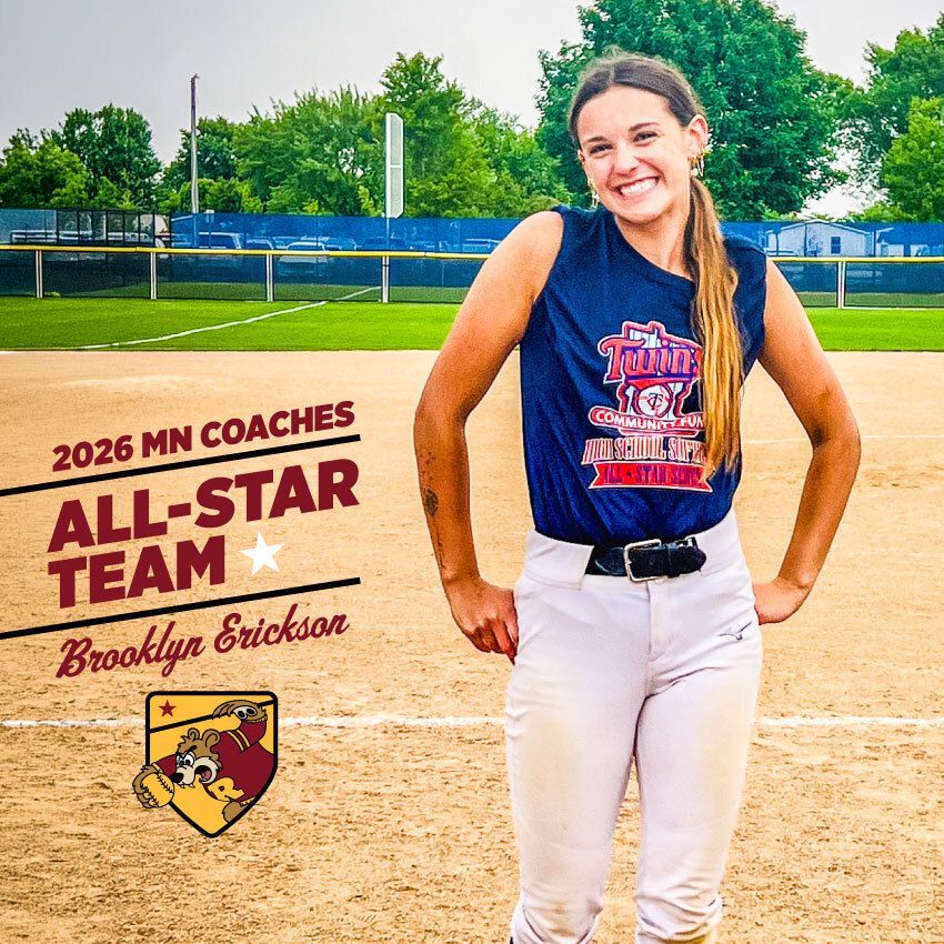 theveltmpls's tweet photo. π»βΎοΈπ£ Teddy Softball Senior Brooklyn Erickson participated at the 2026 MN Coaches All-Star game in Mankato! She was on the AAA blue team which won both of their games, 6-1 & 6-2.
Congrats on the well-deserved recognition Brooklyn!
#TeddyNation #WeAreRoosevelt #TheVeltMpls https://t.co/X9cHO5lsd8