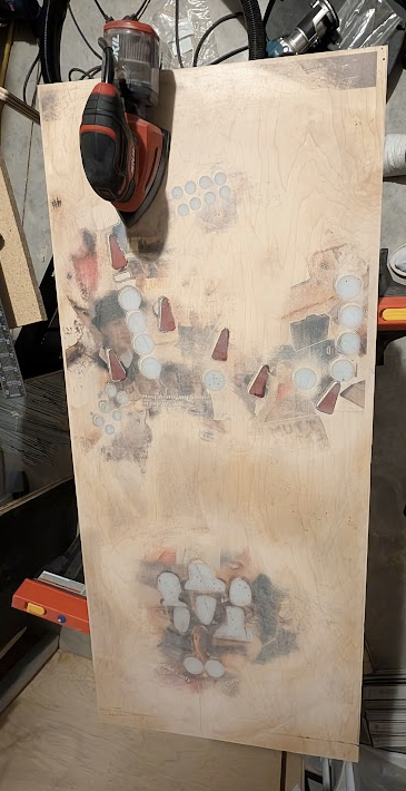 PawlowskiPin's tweet photo. Already  on my way to getting a re-print for the shifted artwork issue. Turns  out the board outline I generated in my code brought the bit out too  far, making the border not cut flush with the x/y origin + axes. https://t.co/9exxgcfYea