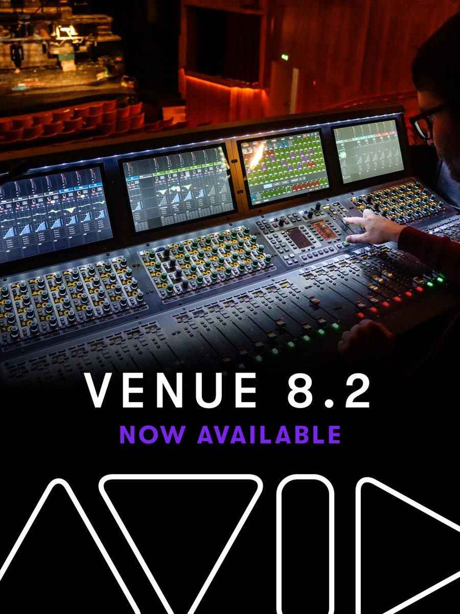 AvidLiveSound's tweet photo. Introducing native OSC in VENUE 8.2: Bidirectional show control integration, lighting controllers, and custom automation 

▶️ https://t.co/Frs5f2goBB

#osc #showcontrol #venue #mixing #livesound #avids6l #avidlivesound #venues6l #avid https://t.co/odUdOXUEjE