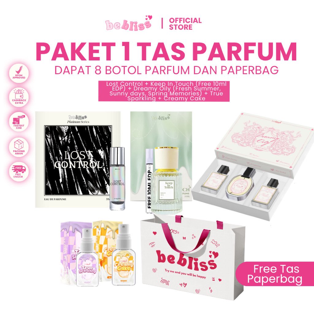 everything_such's tweet photo. Sampel 1 tas parfum Bebliss
https://t.co/XGnA6wqNH6 https://t.co/Nfr0tQ3mff