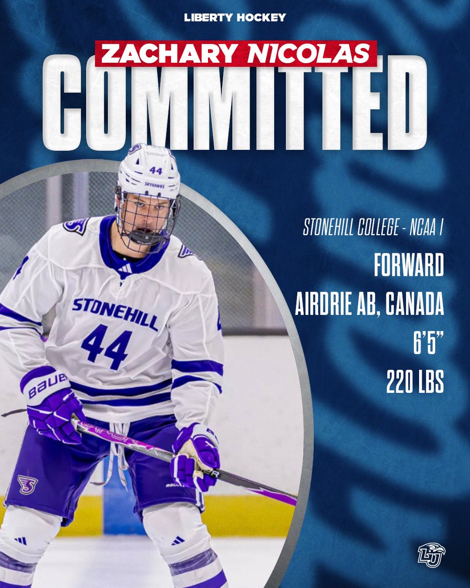 LibertyHockey's tweet photo. We are excited to welcome Zachary Nicolas to the team for next season! https://t.co/ZVoTXSC9RU