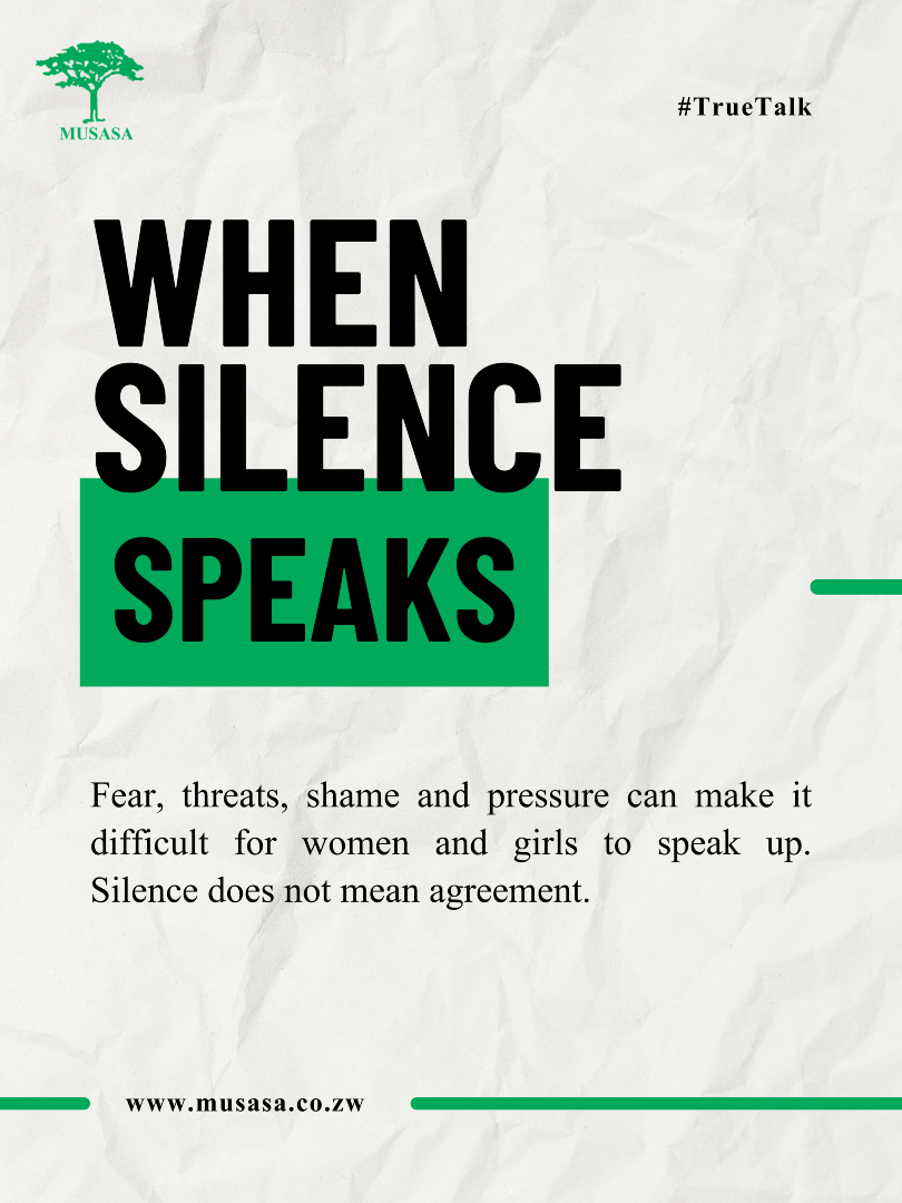 MUSASAZIM's tweet photo. Silence is not consent. The absence of a "no" does not mean "yes." Every woman and girl has the right to make decisions about her own body without fear, pressure or coercion.

#endgbv https://t.co/MMOsAxbenW