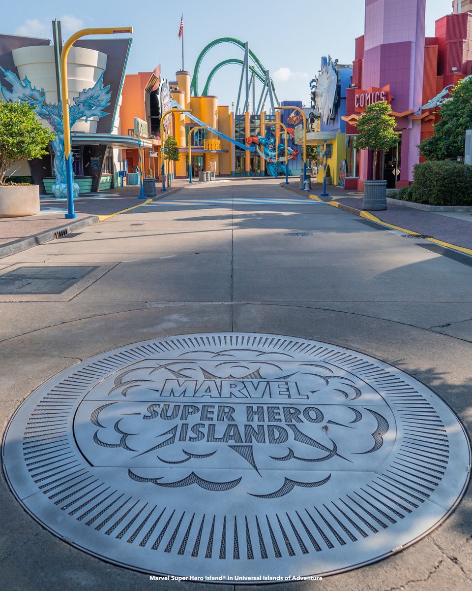 UniversalORL's tweet photo. If you’re reading this, you need to visit Marvel Super Hero Island. 

📍 Universal Islands of Adventure https://t.co/92nCoHvjmZ