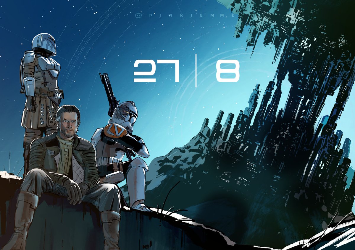 Pinkiemme's tweet photo. Can't believe #SWZeroCo launches on August 27!! I'm counting the days, that last trailer inspired this drawing with my favs 💫
@bitreactor
@EAStarWars https://t.co/MR1GIQDS2U