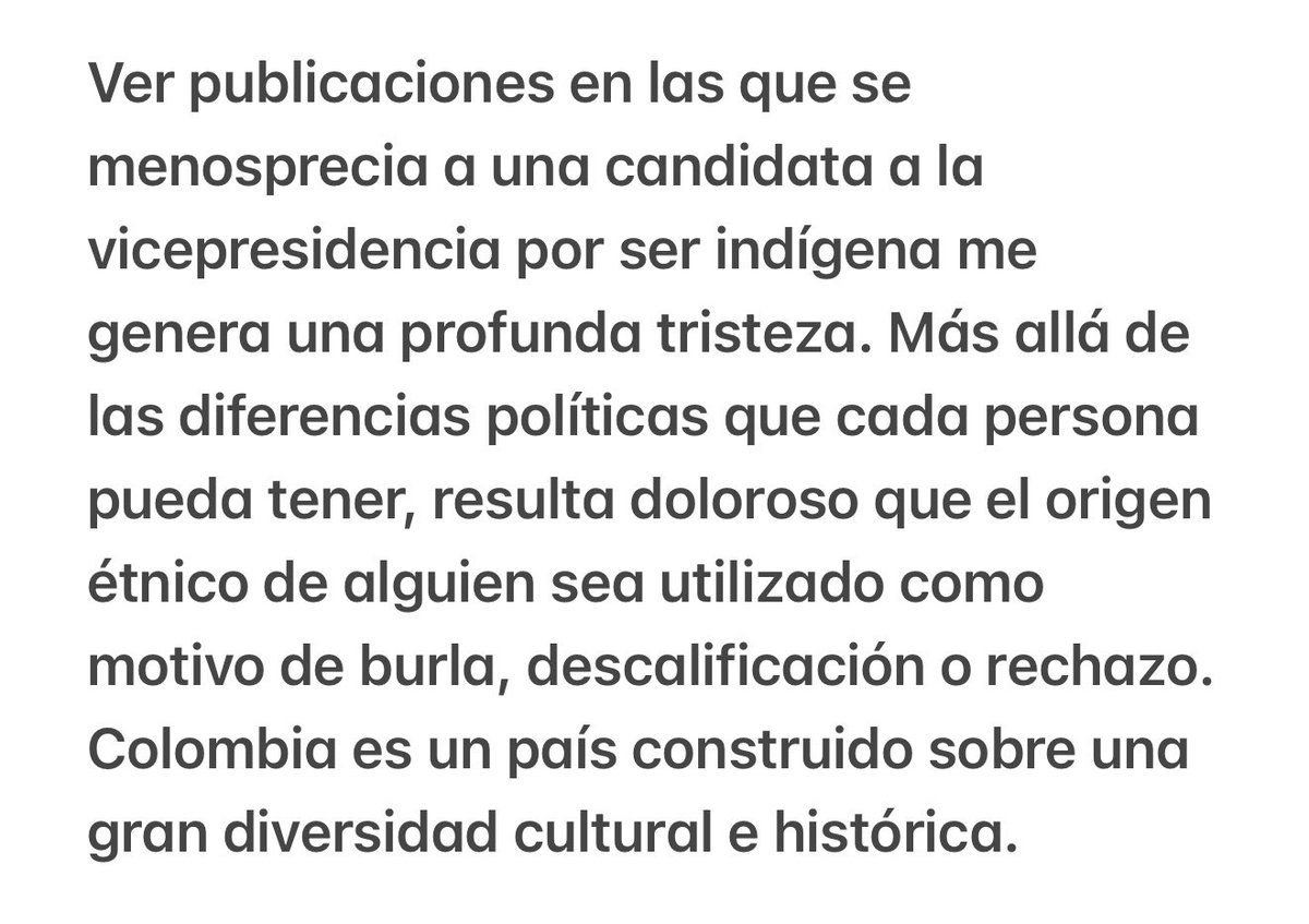 INGfabiocabrera's tweet photo. Me entristece ver que aún se use el origen indígena como un insulto, cuando en esas raíces habita una parte fundamental de nuestra historia y de quienes somos como nación. https://t.co/D8vRWVjkga