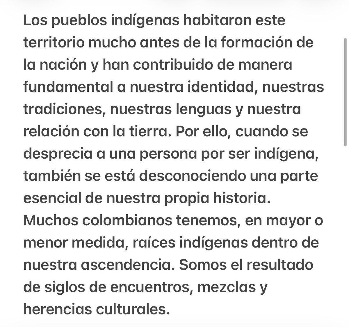 INGfabiocabrera's tweet photo. Me entristece ver que aún se use el origen indígena como un insulto, cuando en esas raíces habita una parte fundamental de nuestra historia y de quienes somos como nación. https://t.co/D8vRWVjkga