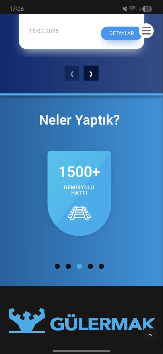 N1Finance's tweet photo. @ArwaldTower @fercur Gülermak, dünya çapında 1.500 kilometreden fazla demiryolu/YHT hattı ve 120’den fazla yer altı istasyonu tamamlamış bir EPC (Anahtar teslim) yüklenicisidir. 

Şirketi iyi araştır. https://t.co/NGcfaRBrKx