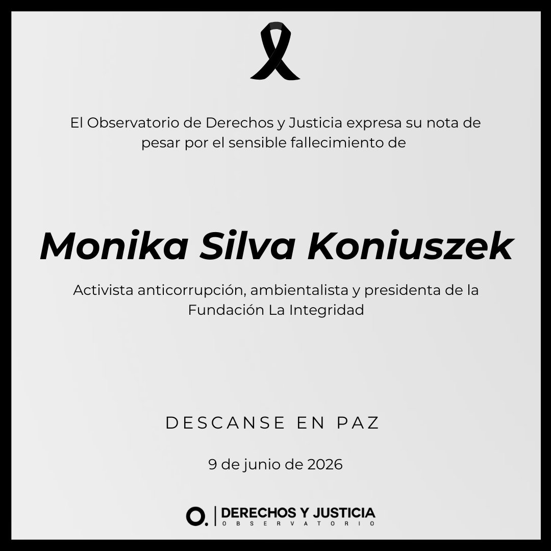 ODJEcuador's tweet photo. ODJ expresa su pesar y profunda preocupación por la muerte de la activista Monika Silva. 

Silva denunció casos de corrupción en Santa Elena y a nivel nacional. Recientemente, había alertado sobre amenazas de muerte en su contra relacionadas a su labor 1/. https://t.co/ciHi2uXZ4V