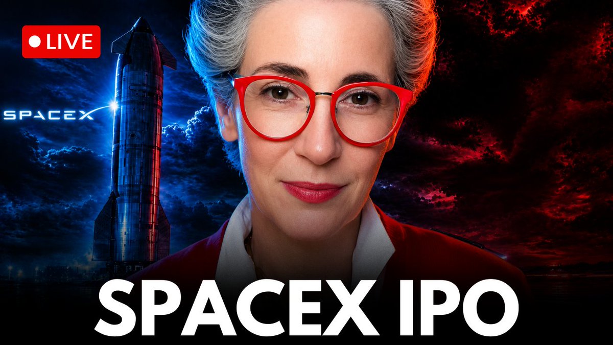 herbertong's tweet photo. Join us for a special livestream!  

Alexandra Merz has prepared the definitive guide to the SpaceX IPO especially the critical timetable:

Key dates when shareholder lockups expire
Key dates when Index funds MUST buy big 

Today  11 am PT | 1 pm CT | 2 pm ET | 8 pm CET

Will stream on our X accounts and my YT channel.

@TeslaBoomerMama