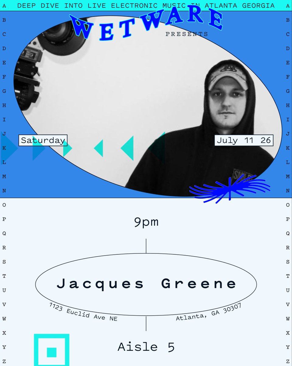 antiquarian_atl's tweet photo. WetWare Presents… Jacques Greene in Atlanta https://t.co/xRbDs3fxU6