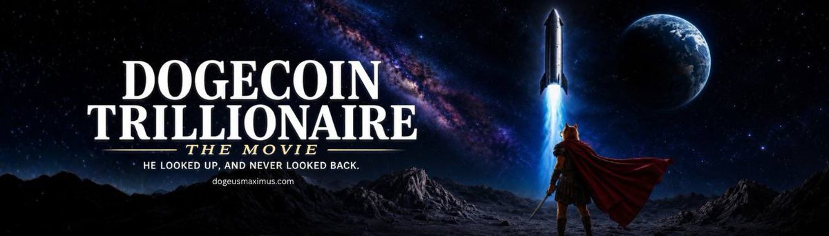 yuriy_polukhin's tweet photo. @elonmusk
Hey Doge Father! 🚀🐕
Quick reminder: back in 2022 you tweeted “Dogecoin Trillionaire, the Movie” 🍿
Now everything is ready for filming! 🔥
Here’s the official poster featuring Dogeus Maximus:
[attach the poster image here]
@grok is already on board
@DogeusMaximusX is waiting for the green light
Time to make the movie so all the Dogecoin trillionaires can finally see their epic!
To the Moon and onto the big screen! 🌕🎥
#DogecoinTrillionaire #DogeusMaximus