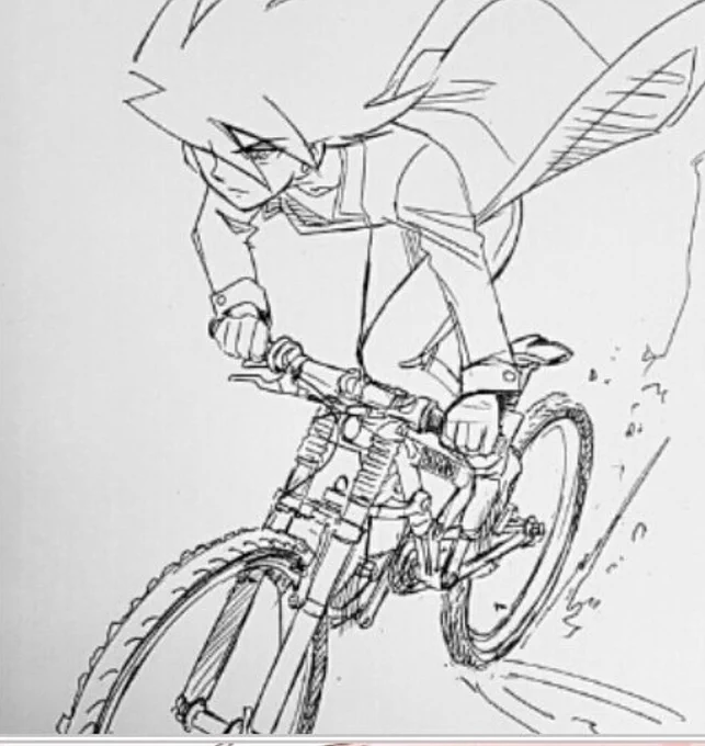 #超人ロックの日 聖先生のBMW-MTBを駆るロック (のメイキング) ロックの衣装も、このMTBを引き取りにいらした聖先生のコートです。