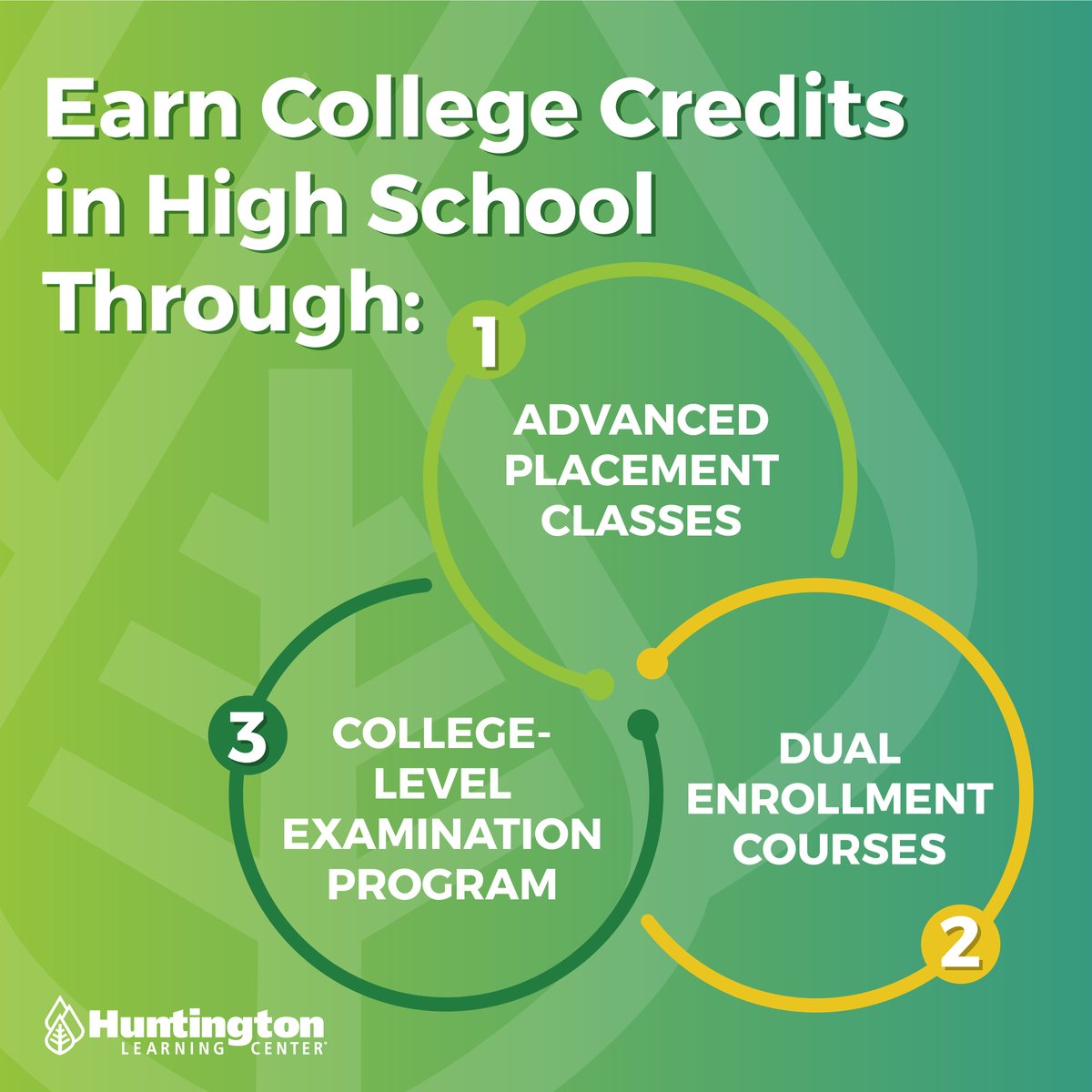 HuntingtonNGC's tweet photo. Did you know your teen can start earning college credits during high school? Here's how. ⬇️
✔️ Advanced Placement Classes
✔️ Dual Enrollment Courses
✔️ College-Level Examination Program
#collegecredits #APclasses #college #huntingtonhelps #parents #parenttips... https://t.co/5y6CQLG25x
