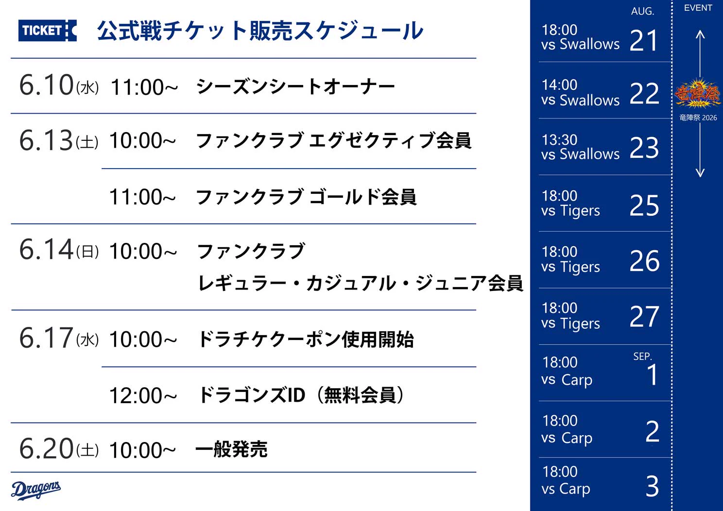 中日ドラゴンズ公式🐨 on X: 