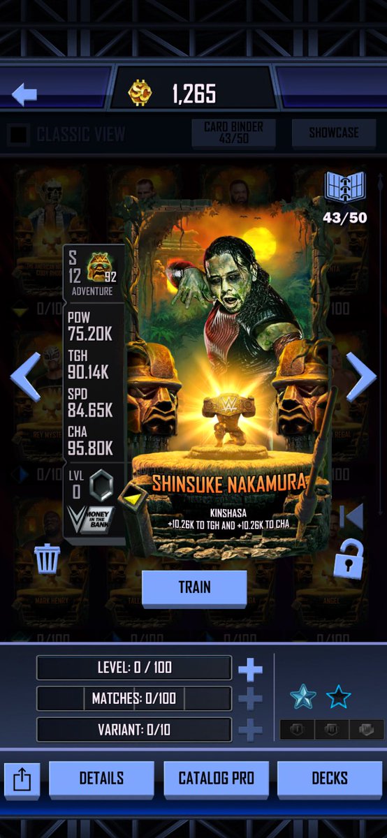 Robertg1015's tweet photo. @WWESuperCard #wwesupercard, #cardswappingcontest,#2KContest https://t.co/J1AGAxFBIR