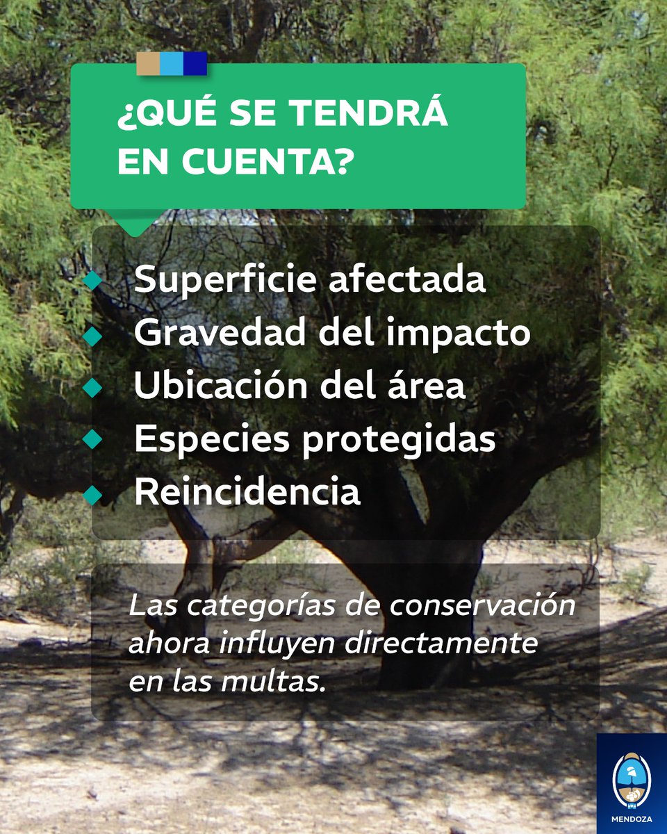 energiayamb_mza's tweet photo. La Dirección de Áreas Protegidas modernizó el sistema de cálculo de multas por desmontes de flora y bosques nativos

🔗Más info: https://t.co/qmkfOL3YB2 https://t.co/HsyNKb0rc3