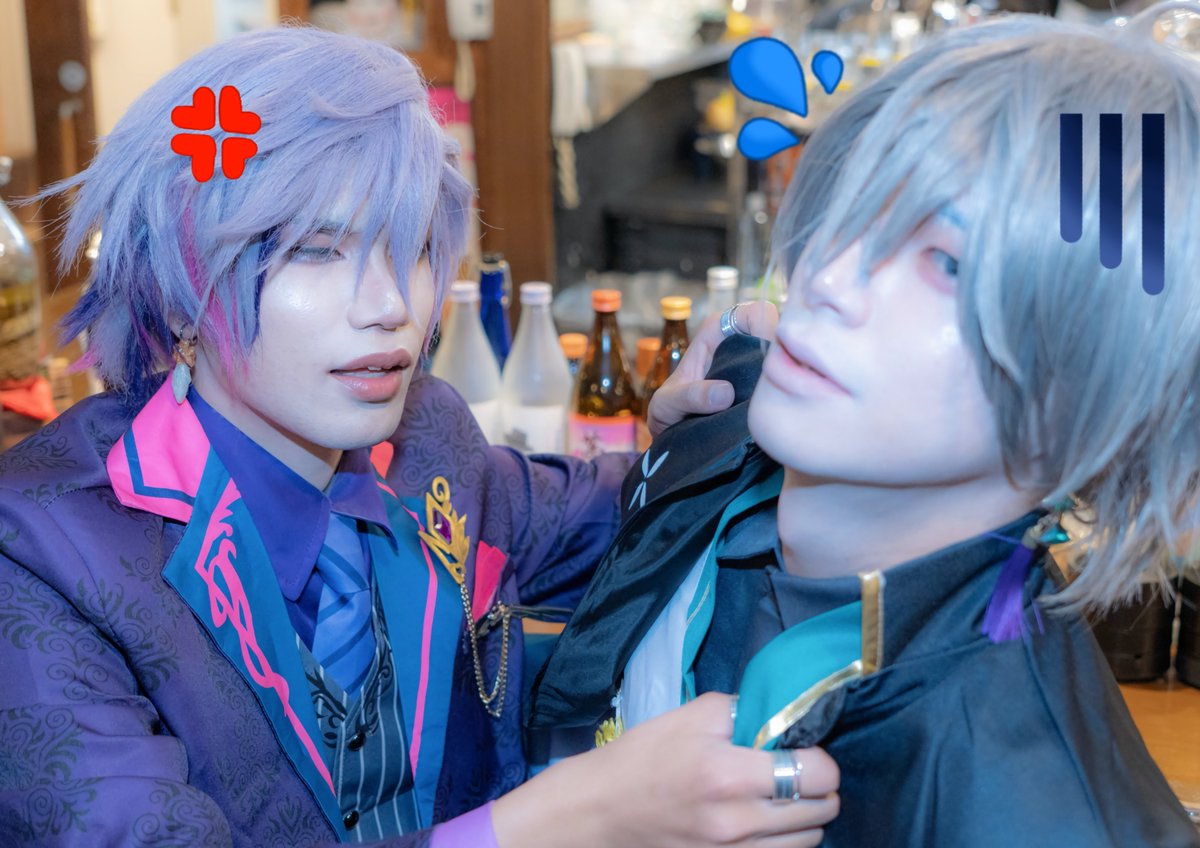 Ganatyo's tweet photo. ⚠︎︎Cosplay⚠︎︎
🌈🕒
🥂 ガーナチョ
🌞 あずきさん(@fGjq5DLyrW9Zi43)

甲斐田‼️てめえぇ‼️

#FUJIYACOS2
📸一心腐卵さん✨(@kusari_tamago) https://t.co/k0cpCYLvoC