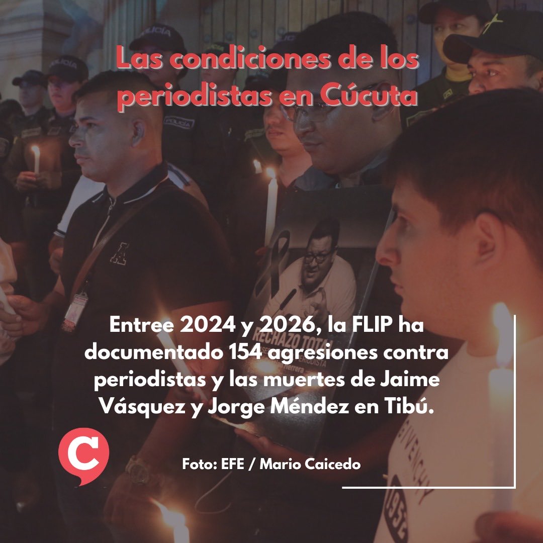 pcontexto's tweet photo. 🕯️Hoy, 9 de junio a las 6 PM en la Casa del Periodismo, sede de la Flip y Consejo de Redacción en Bogotá, se adelantará un acto en memoria de Cristian y de los 9 periodistas asxesinxdos en los últimos 4 años. 🎤

#ElPeriodismoNoseCalla #PeriodismoUniversitario #PeriodismoUPB https://t.co/rqXqb7YPuy