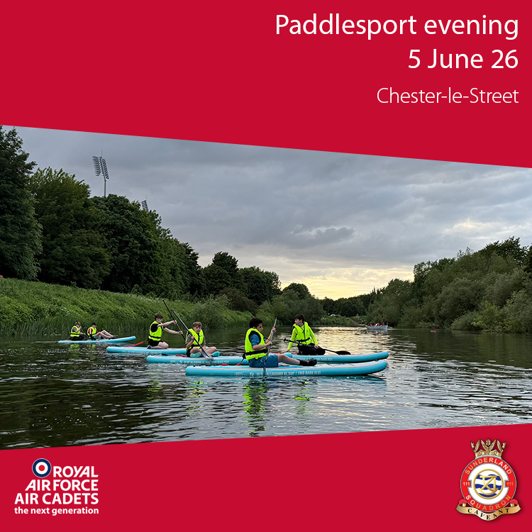 111SquadronATC's tweet photo. Friday saw cadets swap their aerospace pens for paddles with an inspirational journey on the River Wear at Chester-le-Street!

Our intro sessions prepare paddlers for more challenging outings, with several planned throughout the year... https://t.co/Fw93gJZbvC