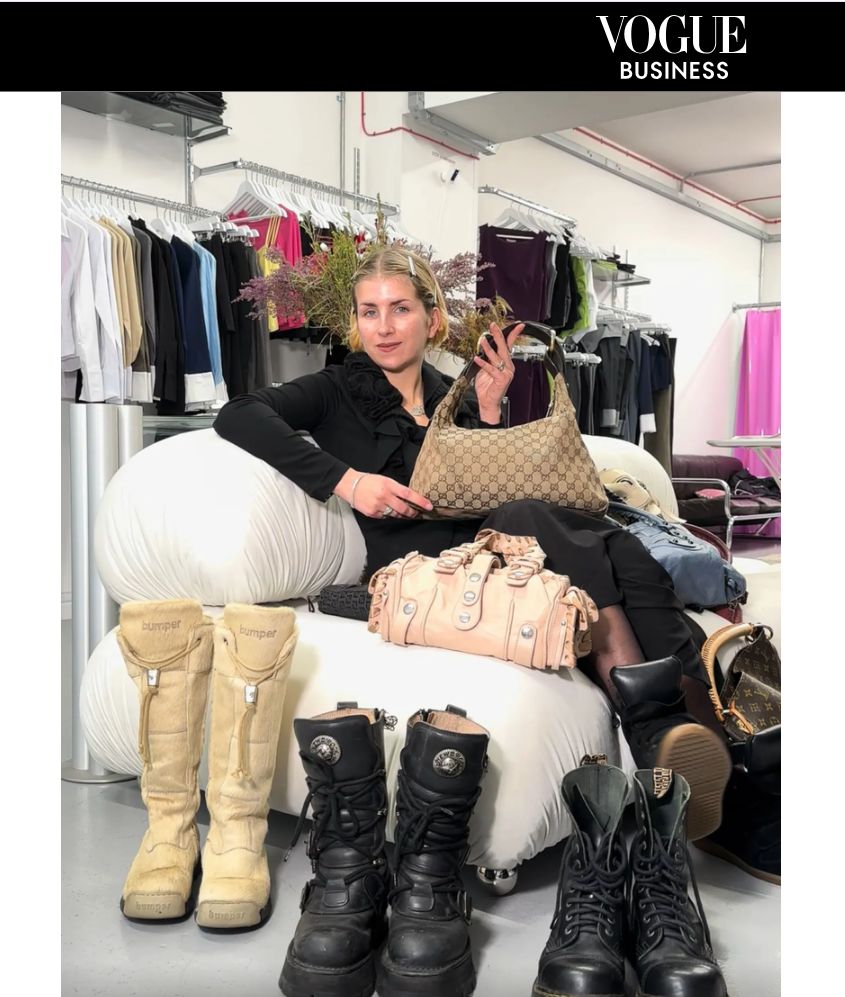 rhiannaa_d's tweet photo. 7 years on depop, now building her business on @trytilt.
Isabella Vrana, formerly British Vogue's "undisputed champion" of resale, in @voguebusiness on switching to live, alongside CEO @abhinavan_ on why the format works.
25k sellers and 70% week-on-week buyer return. consumer is back