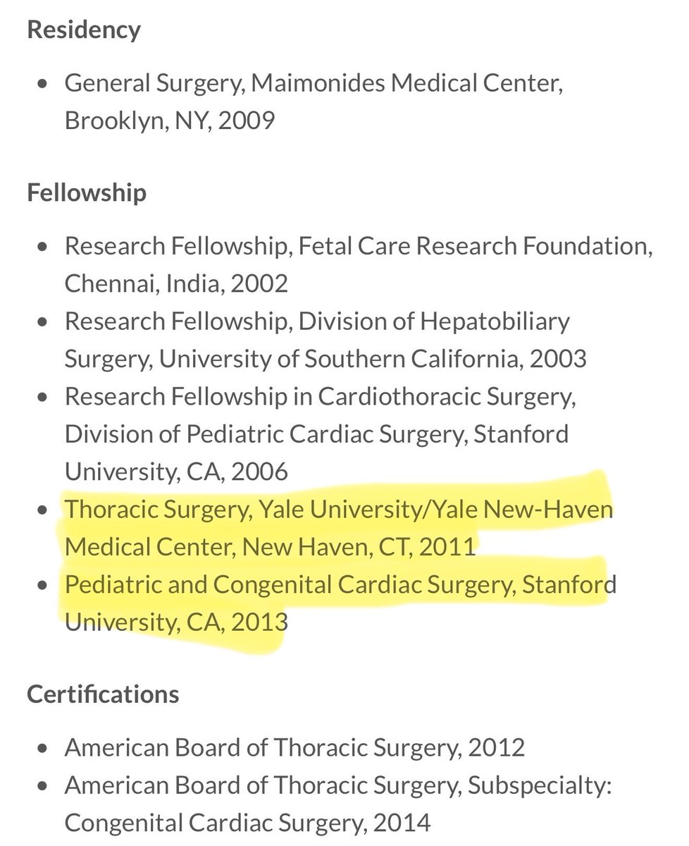 DrJesseMorse's tweet photo. This unfortunate story is going around about a 13 year old girl’s heart surgery went wrong. 

While I don’t know the details, I need to clarify something important.

Cardiothoracic surgery is one of the longest residencies and fellowships in American medicine. 

General surgery = 5 years 
Thoracic surgery fellowship = 2 years 
Pediatric & Congential Cardiac fellowship = 1-2 years 

That’s 4 years of medical school, 5 years of residency and 3-4 years of fellowship.

That’s 12-13 years of training AFTER undergrad before you can sit for your thoracic surgery board exam‼️

Then he’s been doing this since 2014 - 12 years.

Remove the race card and appreciate the time, energy and dedication that this man put into saving thousands of people lives. 

Unfortunate outcome and we don’t have specifics of what happened, but this wasn’t a result of poorly training. Quite the contrary. This is one of the hardest specialities to achieve in American medicine.