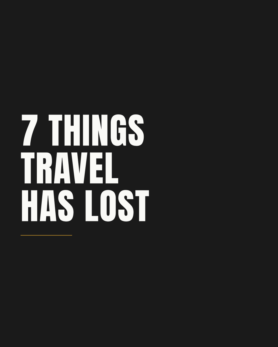 Jetting_com's tweet photo. From brass keys with tassels to Concorde crossing the Atlantic in 3 hours — travel lost things we didn't even notice were gone 🖤
Which one hits hardest? 👇

#travel #jettingcom #travelhistory #cheapflights #flightsagent https://t.co/iYMSP4Asg1