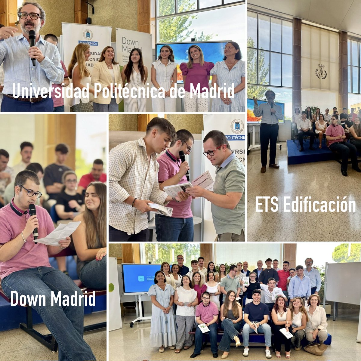 Adolfo_Teran's tweet photo. La Fundación DOWN Madrid y la ETS de EDIFICACIÓN de la Universidad Politécnica de Madrid, se mueven por la pobreza energética, hábitos simples para reducir el consumo diario. Guía de Buenas Prácticas 2026 😃🎓💖 #somosUPM https://t.co/BBJkcnaniL
