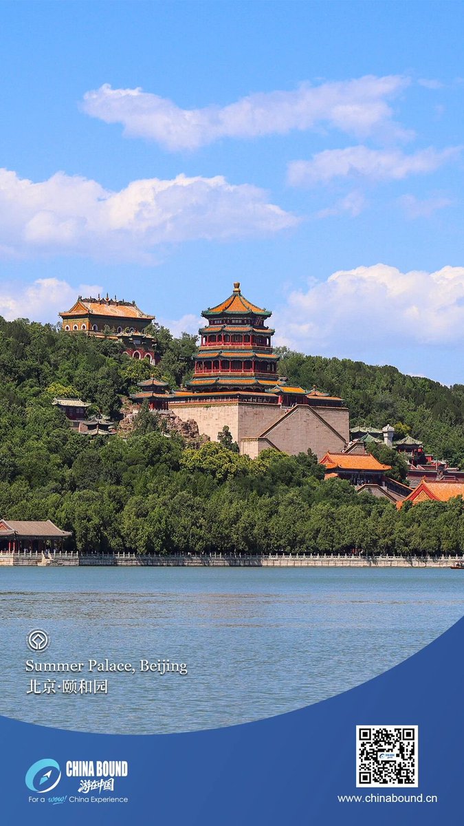 Akin4288's tweet photo. #北京·颐和园
#游在中国每日一景
夏日的颐和园👉Kunming Lake in the Summer Palace ripples gently, while the Tower of Buddhist Incense stands quietly atop Longevity Hill, blending with drifting clouds like a living painting. https://t.co/kZ9oQG1UaD