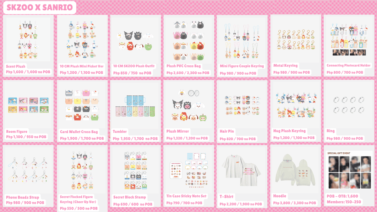 apricotandcoph's tweet photo. [WTS LFB PH]

Stray Kids
SKZOO X Sanrio Merch

DOO: Jun 22
DOP: Jun 22 - Aug 30

POB PC
Php 1,000 = 1 POB
Php 8,000 = OT8 POB

Pooling form opens on June 28

Form: https://t.co/rjCMHtnF3X https://t.co/4l2jM0AmBV